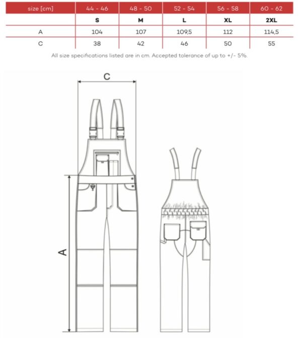 Speciális Munkaruha Kantáros Nadrág - Image 2